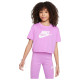 Nike Παιδική κοντομάνικη μπλούζα Sportswear Futura Cropped T-Shirt